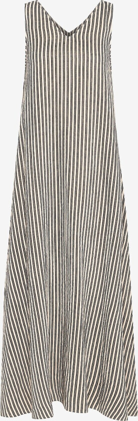 Maxikjole iaFoxa Striped Maxi DR - Svart