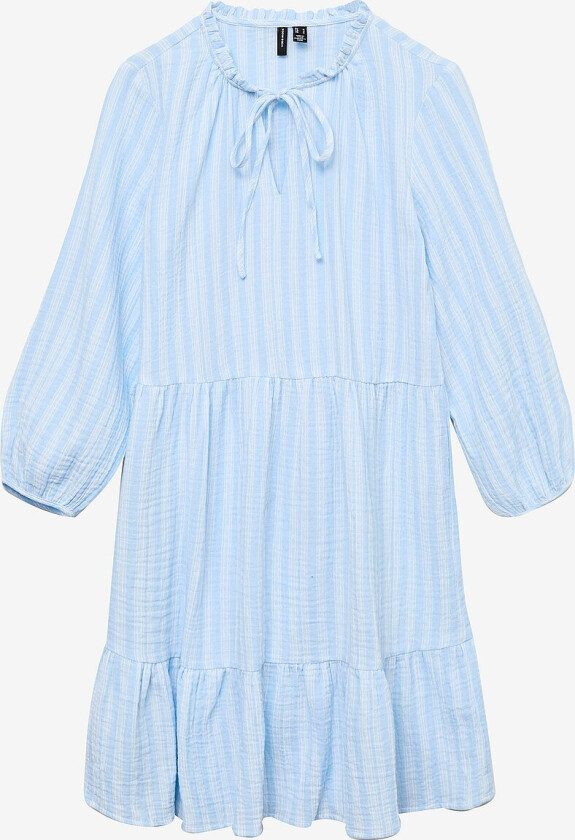 Kjole vmNanna 3/4 Dress Wvn GA - Blå