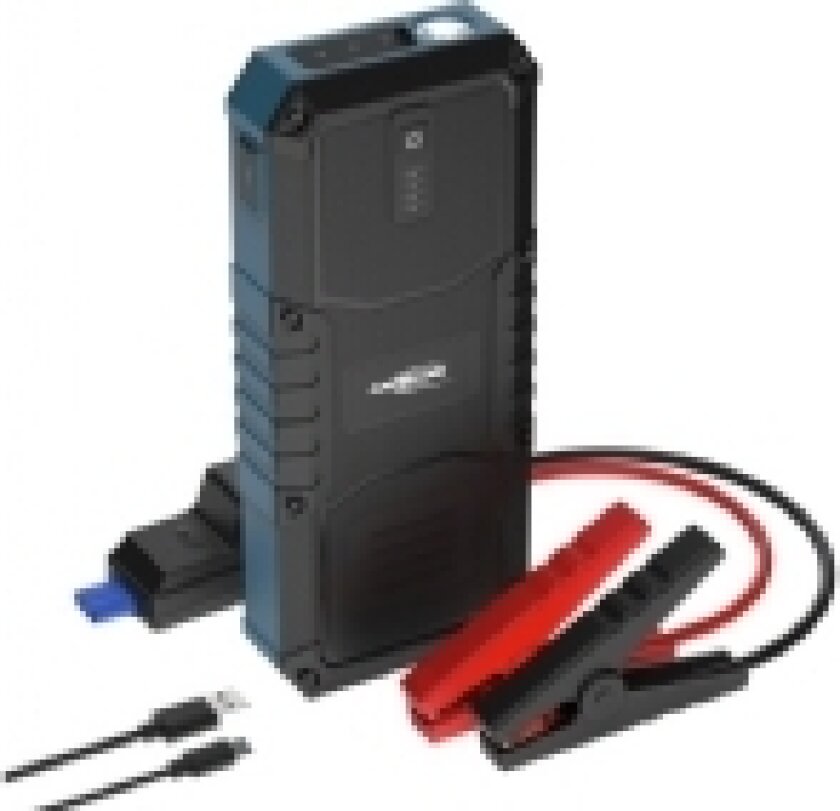 Ansmann Jump Starter 16.0, 2500 A, Sort, Blå, 2500 A, Lithium Polymer (LiPo), 4 Ah, 59,2 Wh