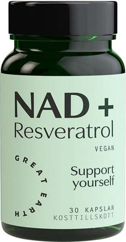 NAD+ Resveratrol 30 kapsler