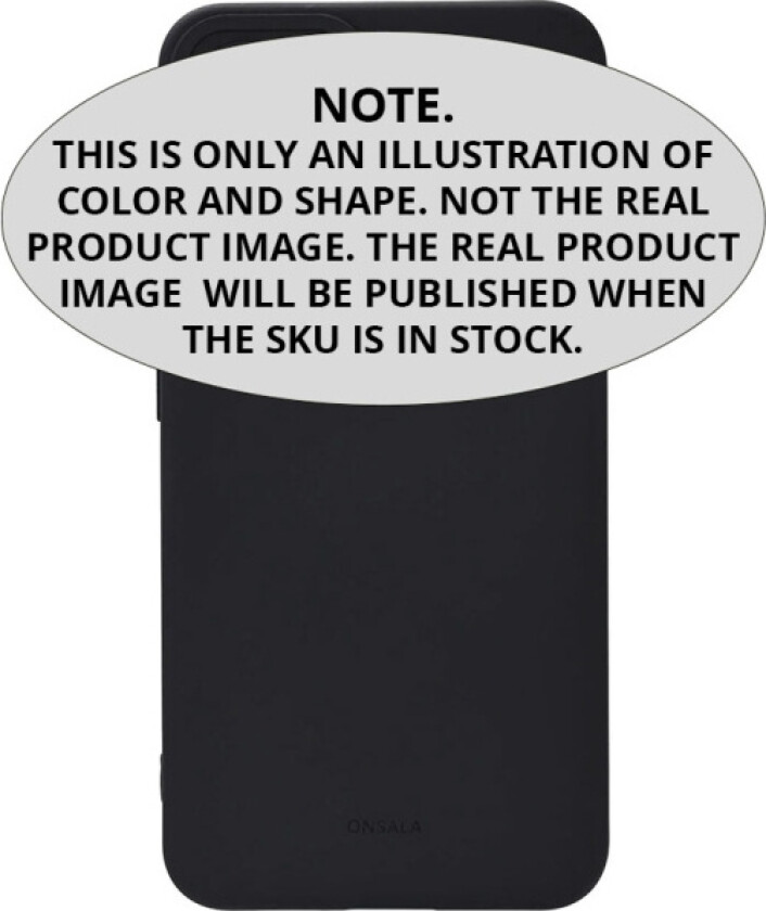 Mobildeksel Samsung S25 Edge Bakside med Silikonfølelse Resirkulert Svart