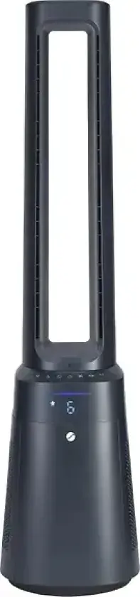 Gliding Grille Bladeless 2-i-1 tårnvifte, luftrenser og vifte