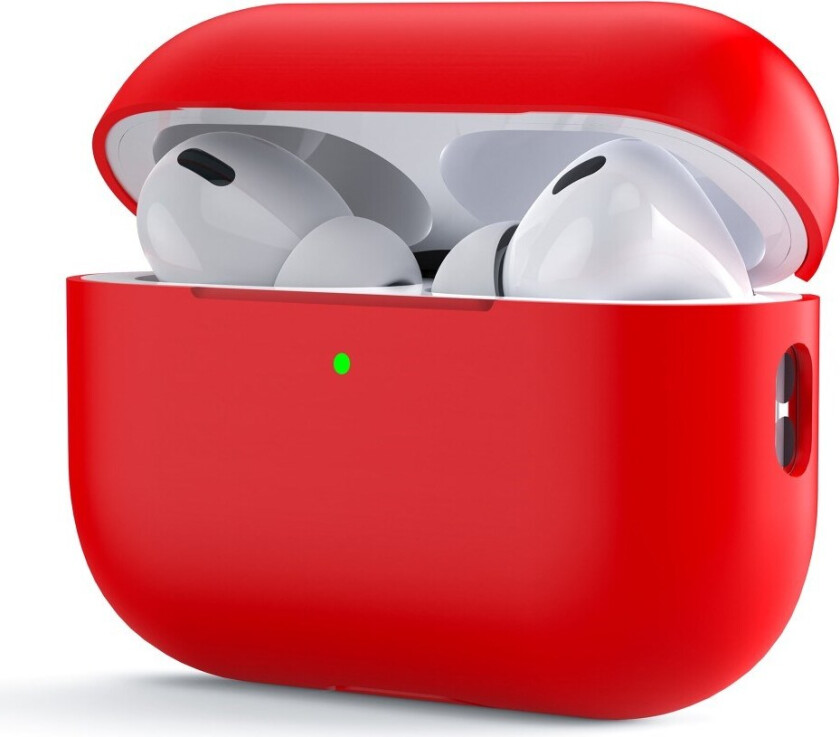 Apple AirPods Pro (2. Gen.) Todelt Silikon Deksel – Rød