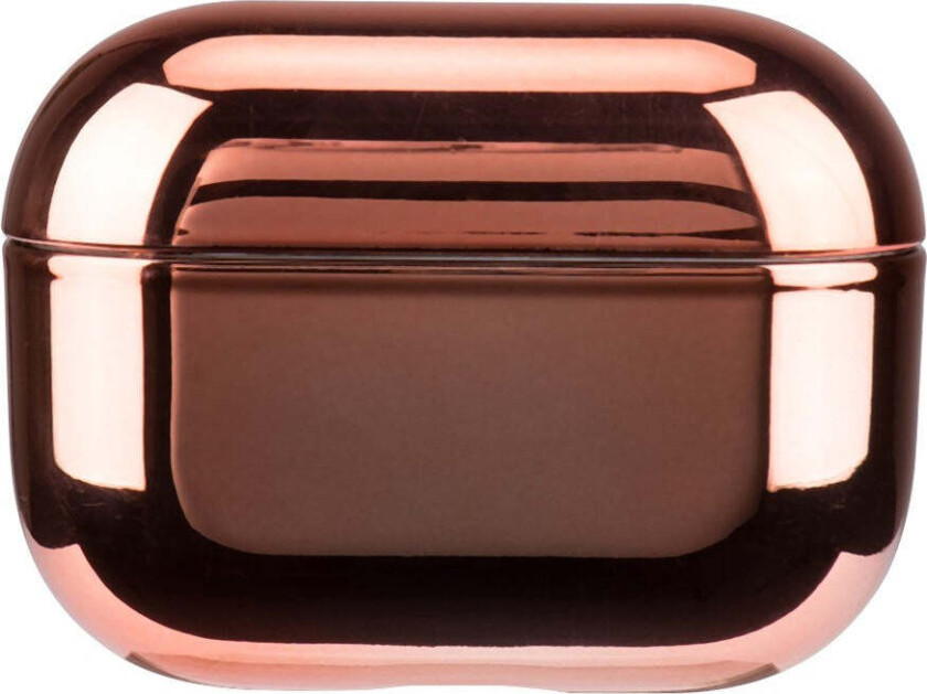 Apple AirPods Pro (2. Gen.) Hardt Plast Deksel med Metallisk Overflate - Rose Gold