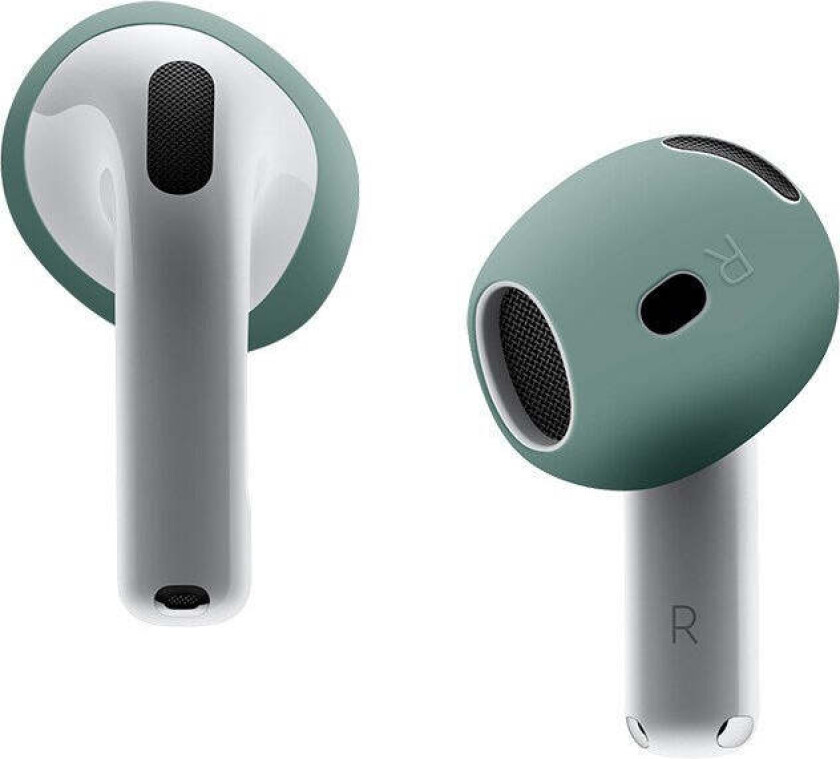 Silikon Deksel for Apple AirPods (4. gen.) Ørepropper - Grønn