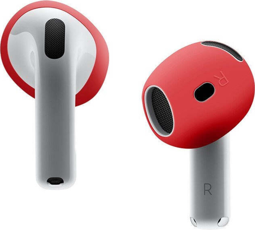 Silikon Deksel for Apple AirPods (4. gen.) Ørepropper - Rød