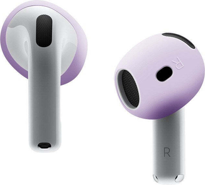Silikon Deksel for Apple AirPods (4. gen.) Ørepropper - Lilla
