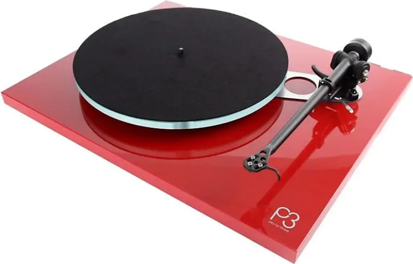 Planar 3 U/pickup Platespiller - Rød