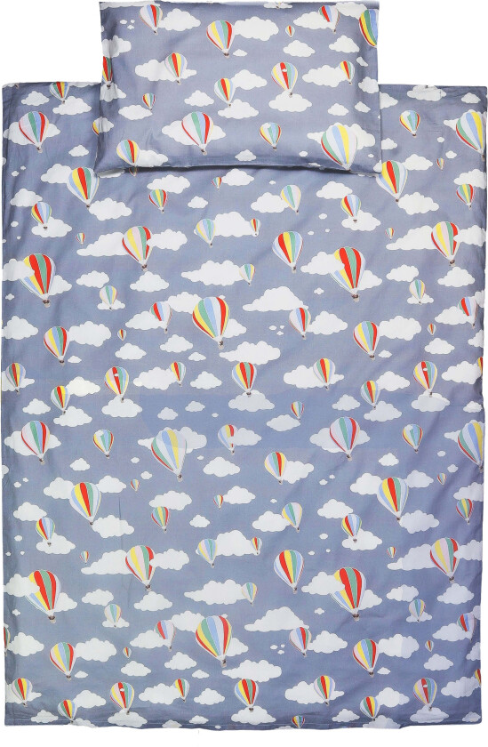 Sengesett 150x210 Luftballong 2 Deler, Midnattsblå - Sengesett - Bomull