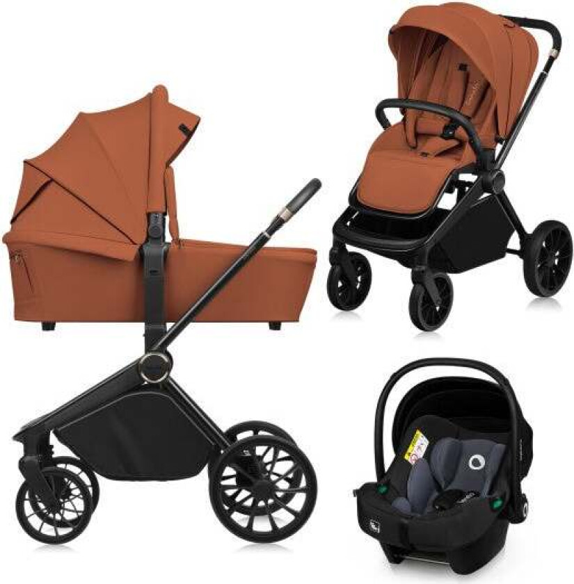 MIKA Plus 3-in-1 Duovogn, Brown Rust -  Duovogner & Kombivogner - Polyester,PU