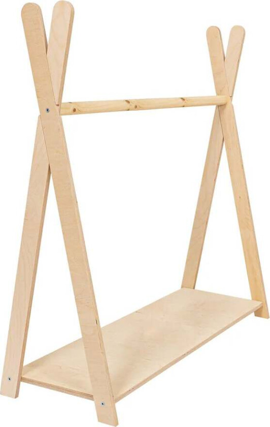 Meowbaby Tipi Knaggrekke L, Nature - Klesskap & Stumtjenere - Plywood
