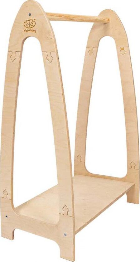 Meowbaby Soft Knaggrekke S, Nature - Klesskap & Stumtjenere - Plywood