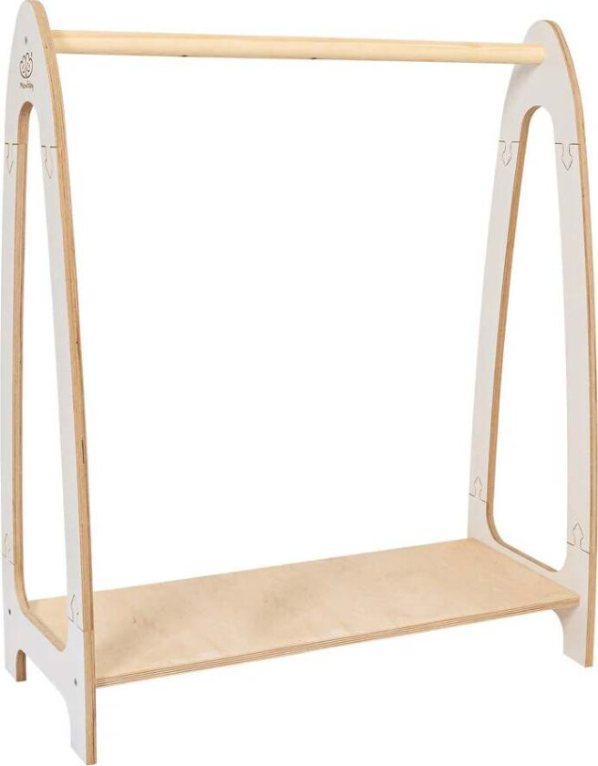 Meowbaby Soft Knaggrekke L, Hvit - Klesskap & Stumtjenere - Plywood