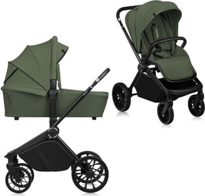 MIKA Plus 2-in-1 Duovogn, Green Olive -  Duovogner & Kombivogner - Polyester,PU