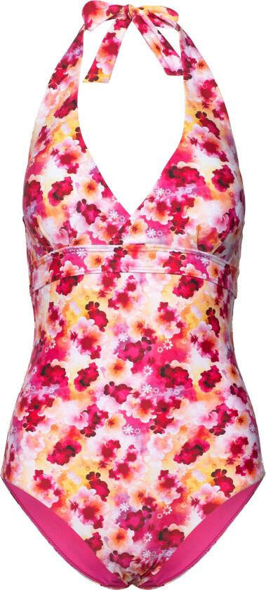 Haiti Halterneck Swimsuit Badedrakt Badetøy Pink Abecita