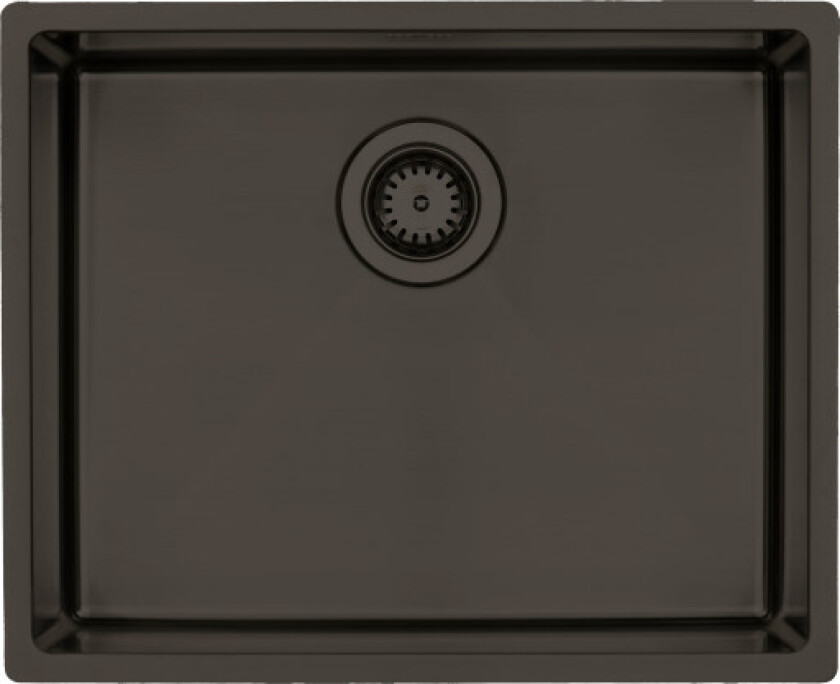 Kubus 500 Myk kjøkkenvask, PVD Mørk Bronse