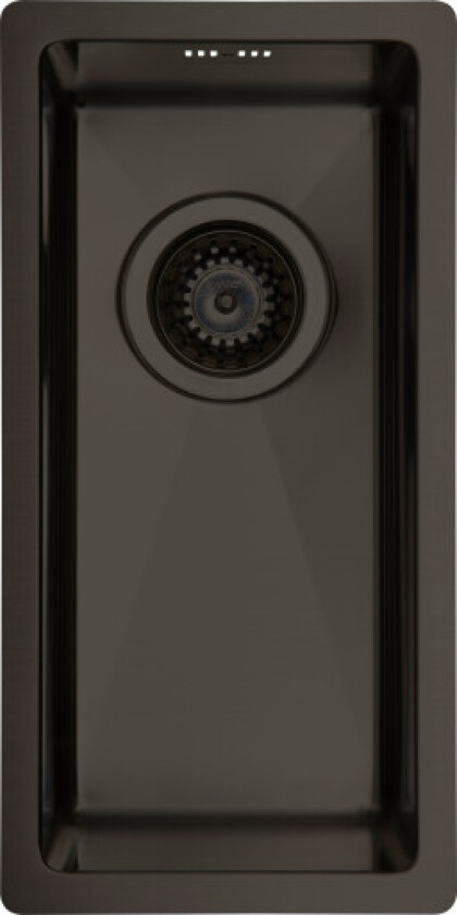 Kubus 180 Myk kjøkkenvask, PVD Mørk Bronse