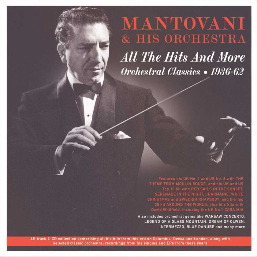 Mantovani & His Orchestra All The Hits And More: Orchestral Classics 193662 CD