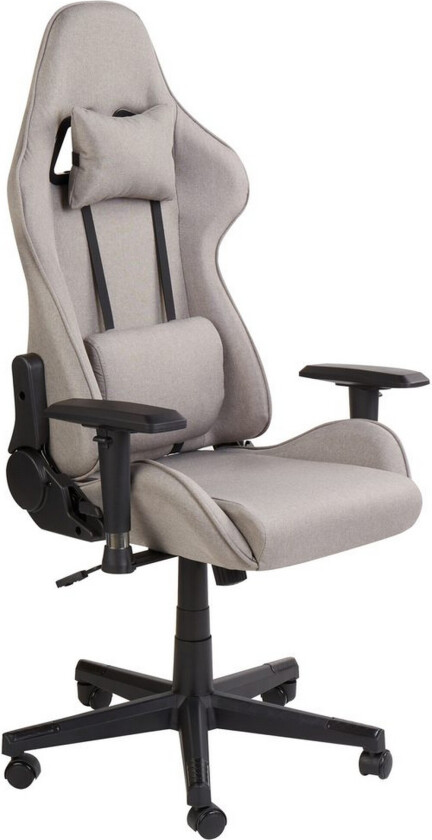 Gamingstol Warrior Beige/svart - Beige/svart