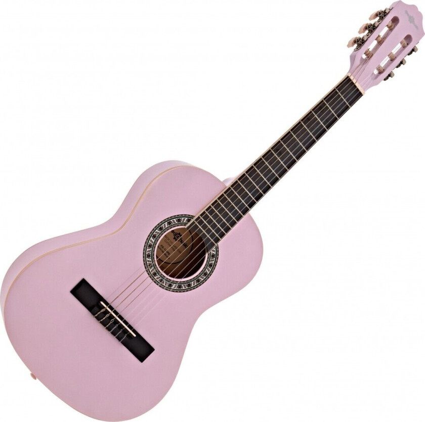 Gear4Music Junior 1/2 Klassisk Gitar Rosa fra Gear4music