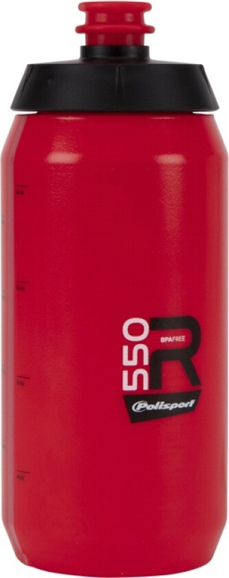 Drikkeflaske Polisport 53g 550ml rød