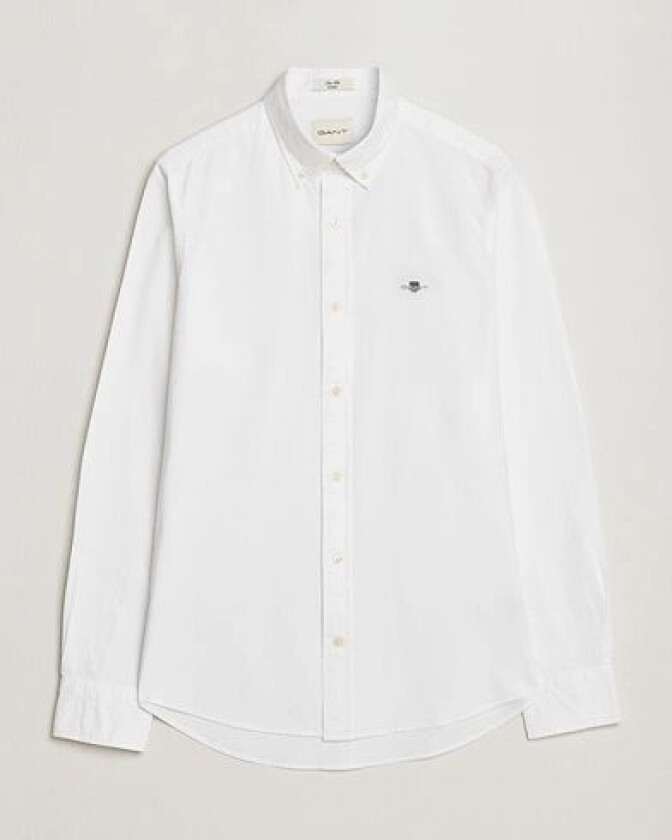 Slim Fit Oxford Shirt White