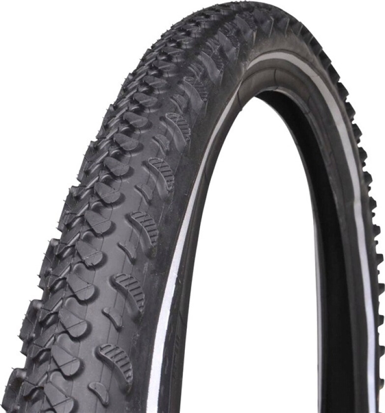 Sykkeldekk 26x1.95 punkt. fri m/refleks