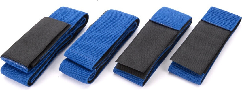 Elastiske borrelåsstropper til bagasje 4 stk.