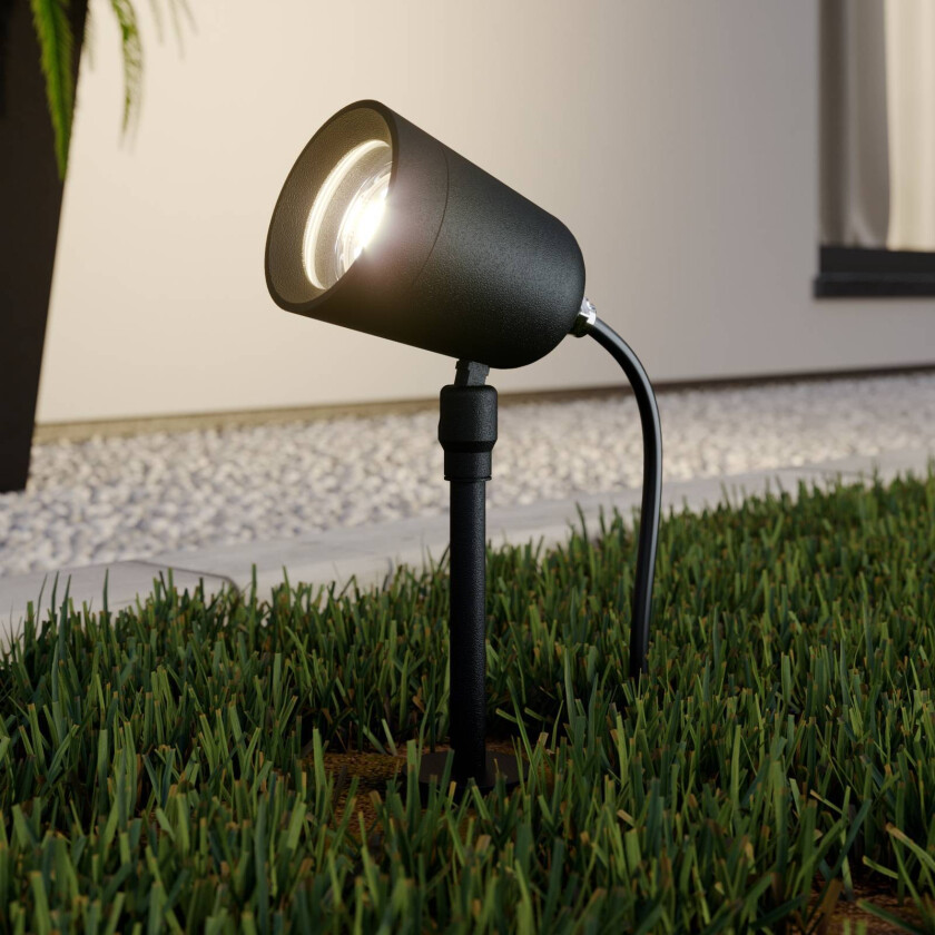 Elmana spot med jordspyd, GU10, IP65