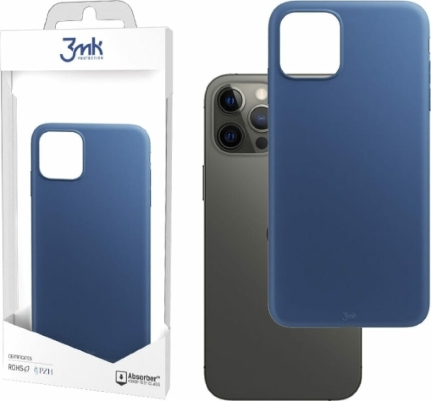 3Mk Apple Iphone 12 Pro Max - 3Mk Matt Case Blueberry