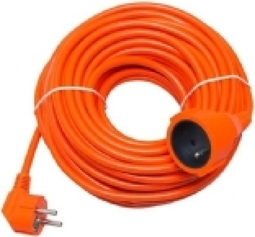 Blow PR-160 skjøteledning 1 uttak med jording 30 m oransje (3x1,5 mm)