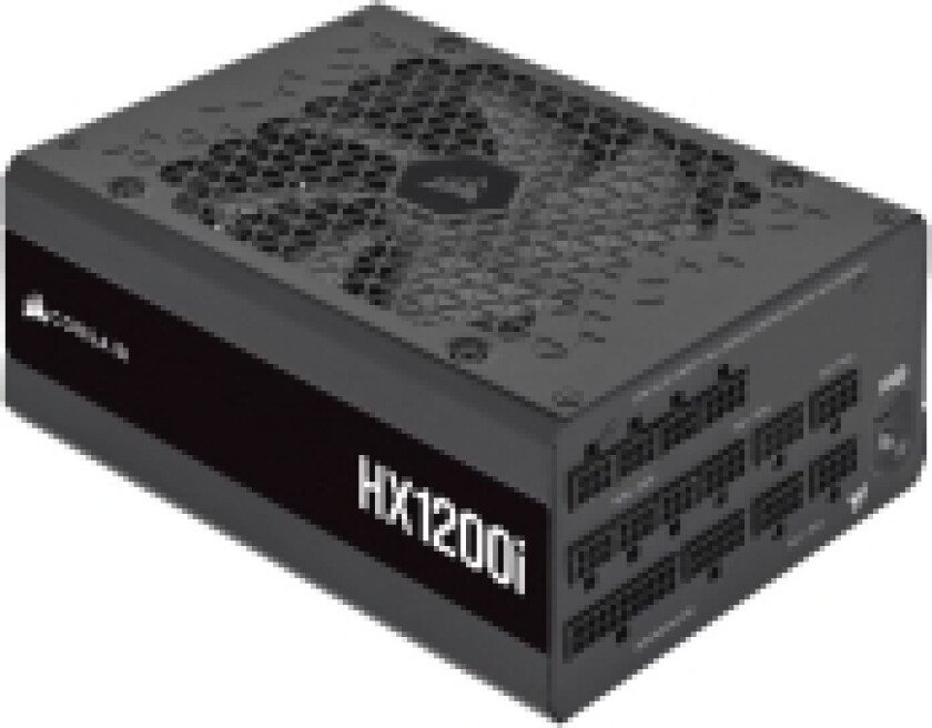 CORSAIR HXi Series HX1200i - Strømforsyning (intern) - fullt modulært, ultralavt støynivå - ATX12V 3.0 - 80 PLUS Platinum - AC 100-240 V - 1200 watt - Europa