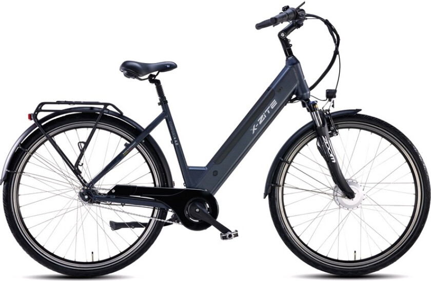 El-sykkel Comfort Plus 36V-11,6Ah 7-gir antrasitt sort