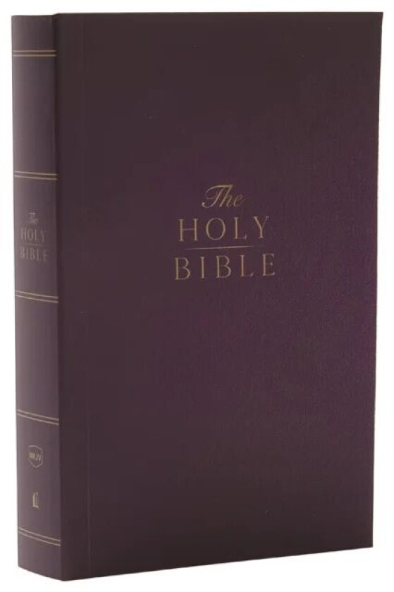 NKJV Compact Paragraph-Style Bible w/ 43,000 Cross References, Purple Softcover, Red Letter, Comfort av Thomas Nelson