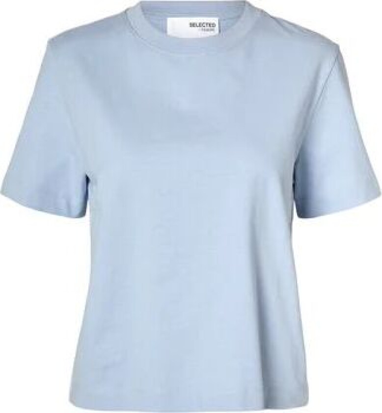 Essential Ss Boxy Tee - Cashmere Blue XL