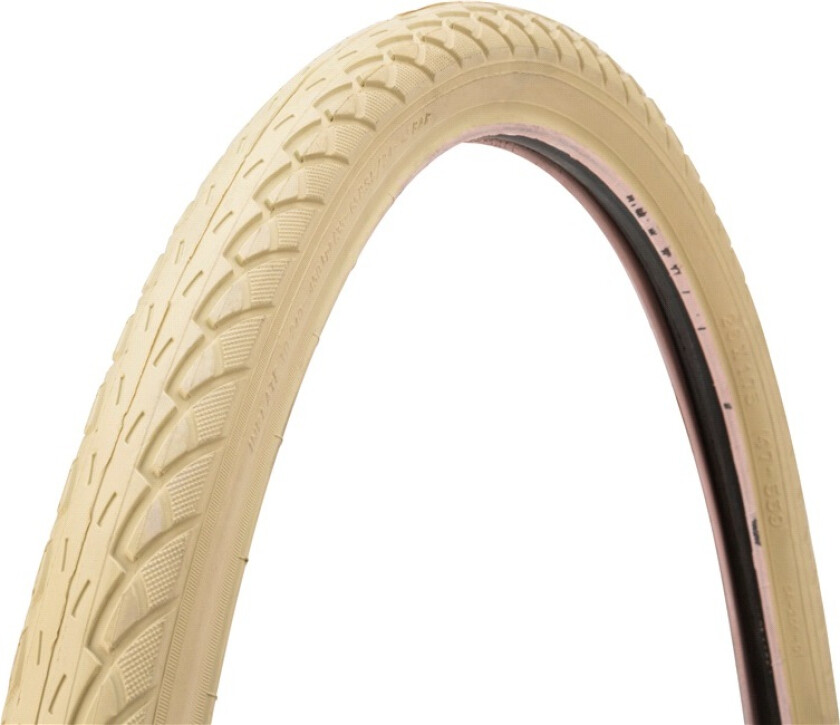 Sykkeldekk 26X1,75 krem farget Deli
