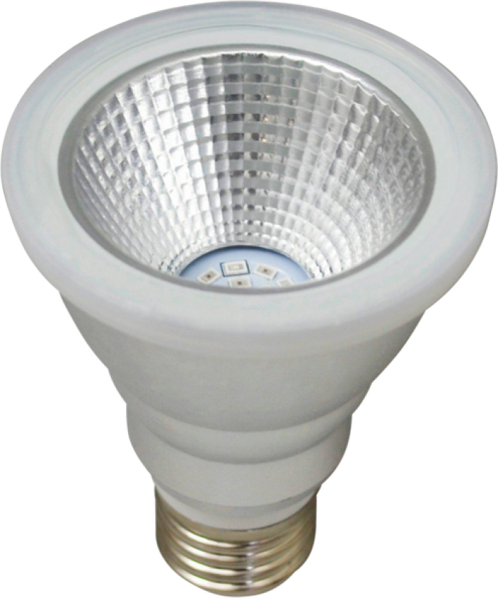 Vekstlys Grow LED 6W, Ø 6.4 cm Sølv