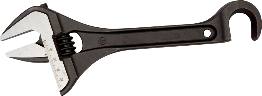 Bilde av Skiftenøgle m/krog 10" 33H