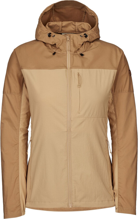 ABISKO MIDSUMMER JACKET W DUNE BEIGE-BUCKWHEAT BROWN