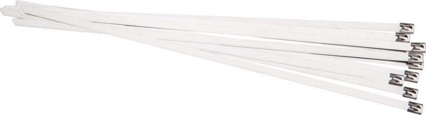 Strips stål 7,9x400 mm - 10 stk.