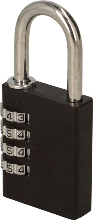 Hengelås 40 mm med 4 koder
