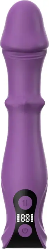 3-in-1 Vibrating Dildo With LCD Display