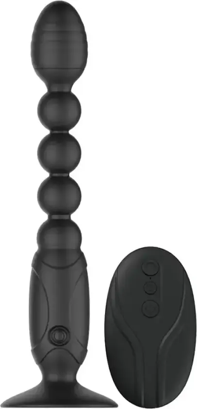 Bendy Bend & Stay In Place Wireless Vibrating Analbeads