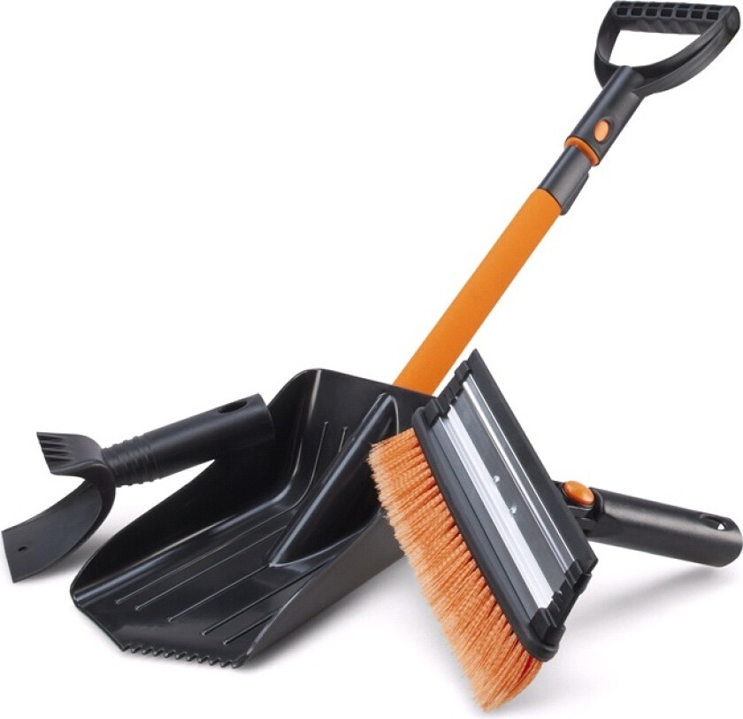 Snøspade med kost og skrape - 94-120cm