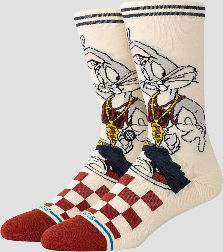 Bugs Crew Socks hvit