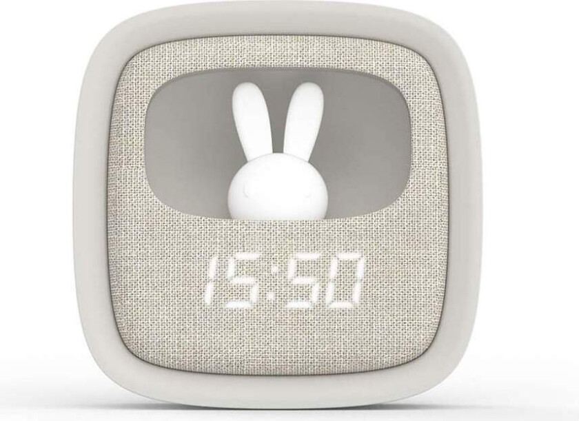 MOB Vekkerklokke med lys Billy Clock Grey
