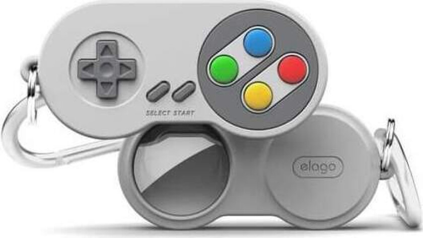 ELAGO W5 Retro Airtag-veske for AirTag lysegrå