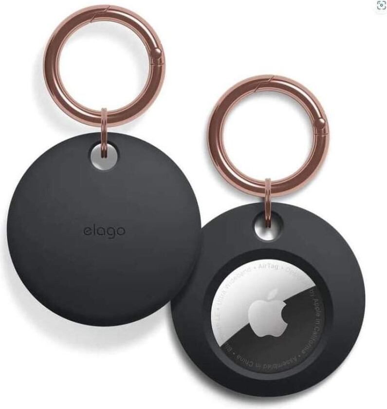 ELAGO Basic nøkkelring for AirTag Black