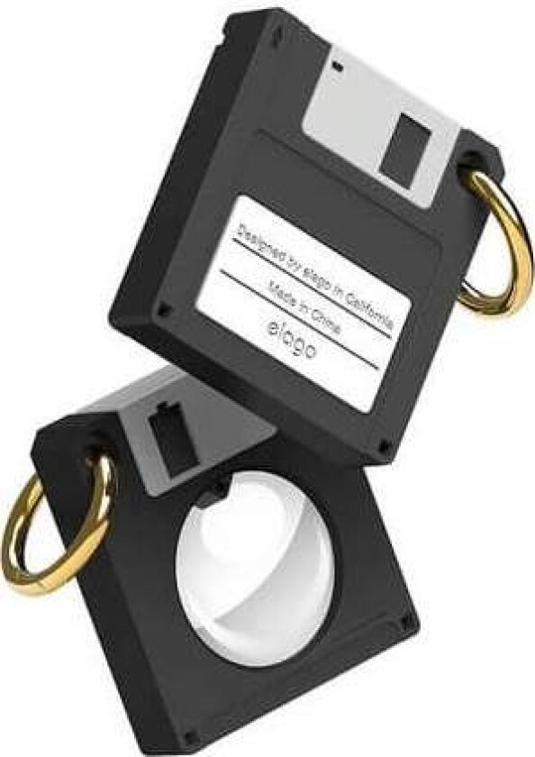 ELAGO Floppy Disc-deksel for AirTag Black