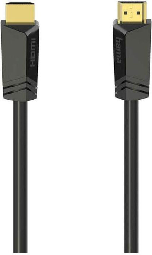 HAMA kabel HDMI høyhastighets 4K 18 Gbit/s 7,5 m gull